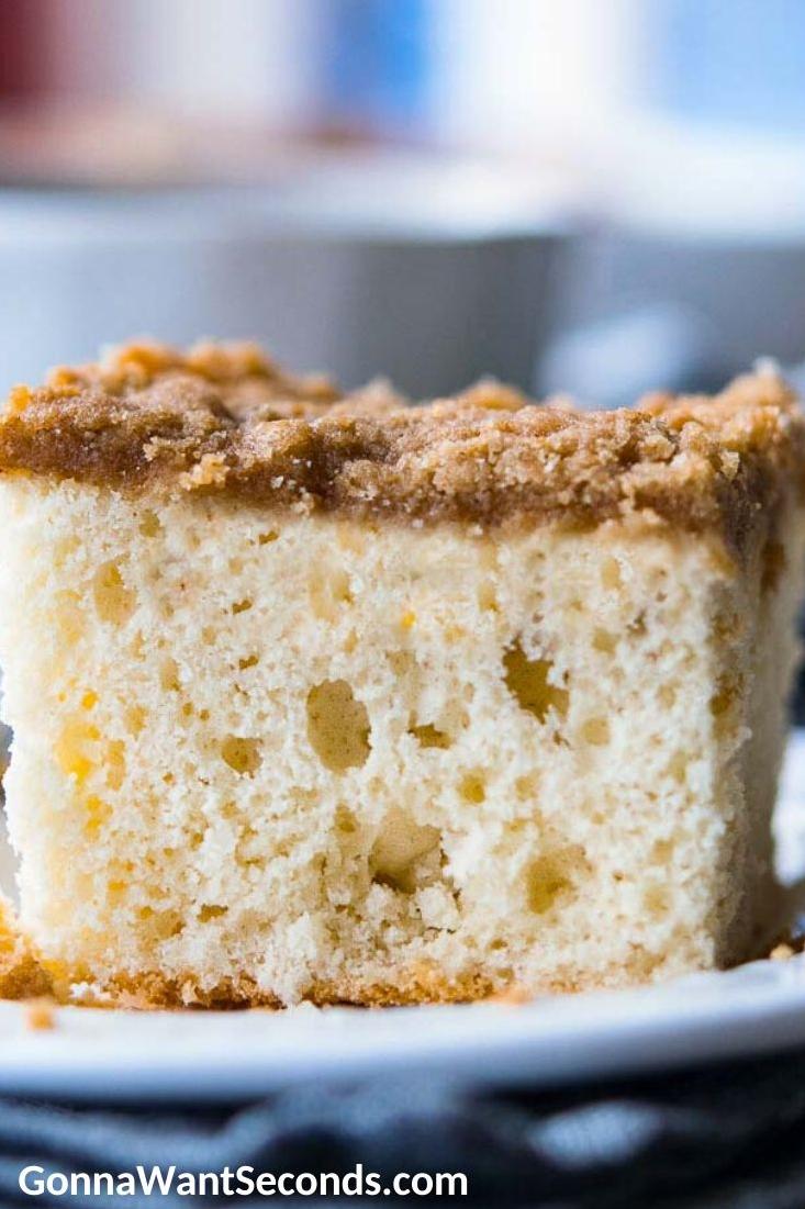  A slice of this Deluxe Coffee Cake is perfect for any time of day - breakfast, snack, or dessert!