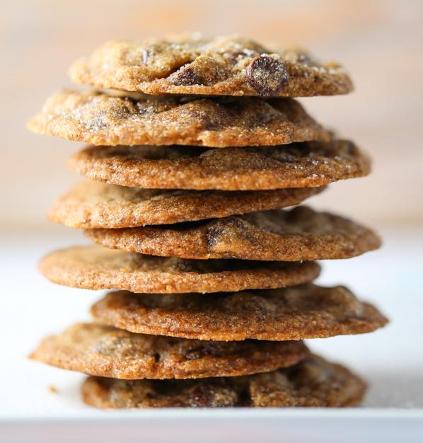  A warm, gooey chocolate chip cookie fresh out of the oven