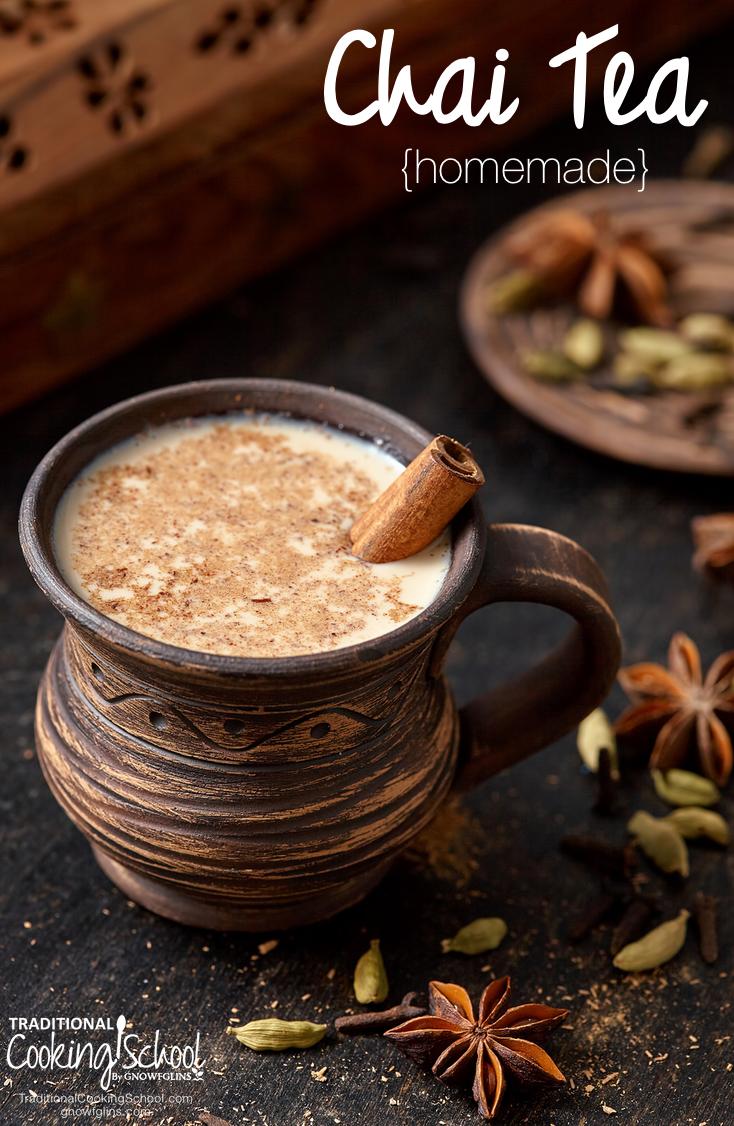  Aromatic spices make this herbal chai a cozy, comforting drink.
