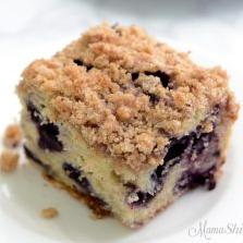  Blueberries and coffee cake? Yes, please!