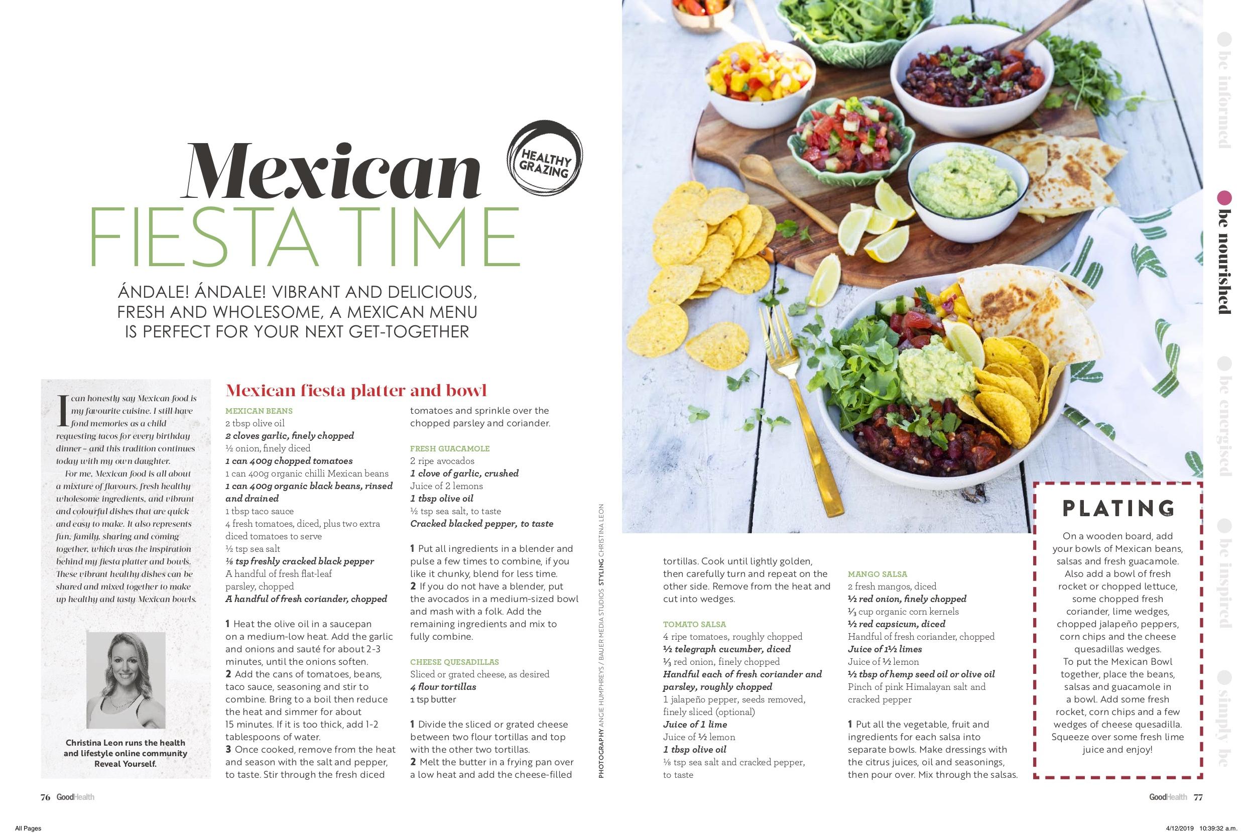  Bring the flavors of Mexico to your plate with this delicious platter.