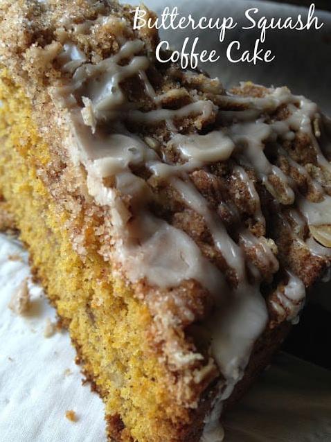 Buttercup Squash Coffee Cake