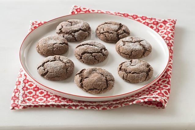  Can't decide between coffee and chocolate? Have both with these delectable Mocha Crinkles.