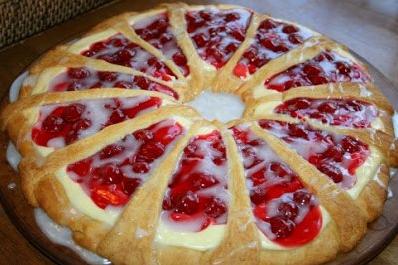 Cherry Cheese Coffee Cake