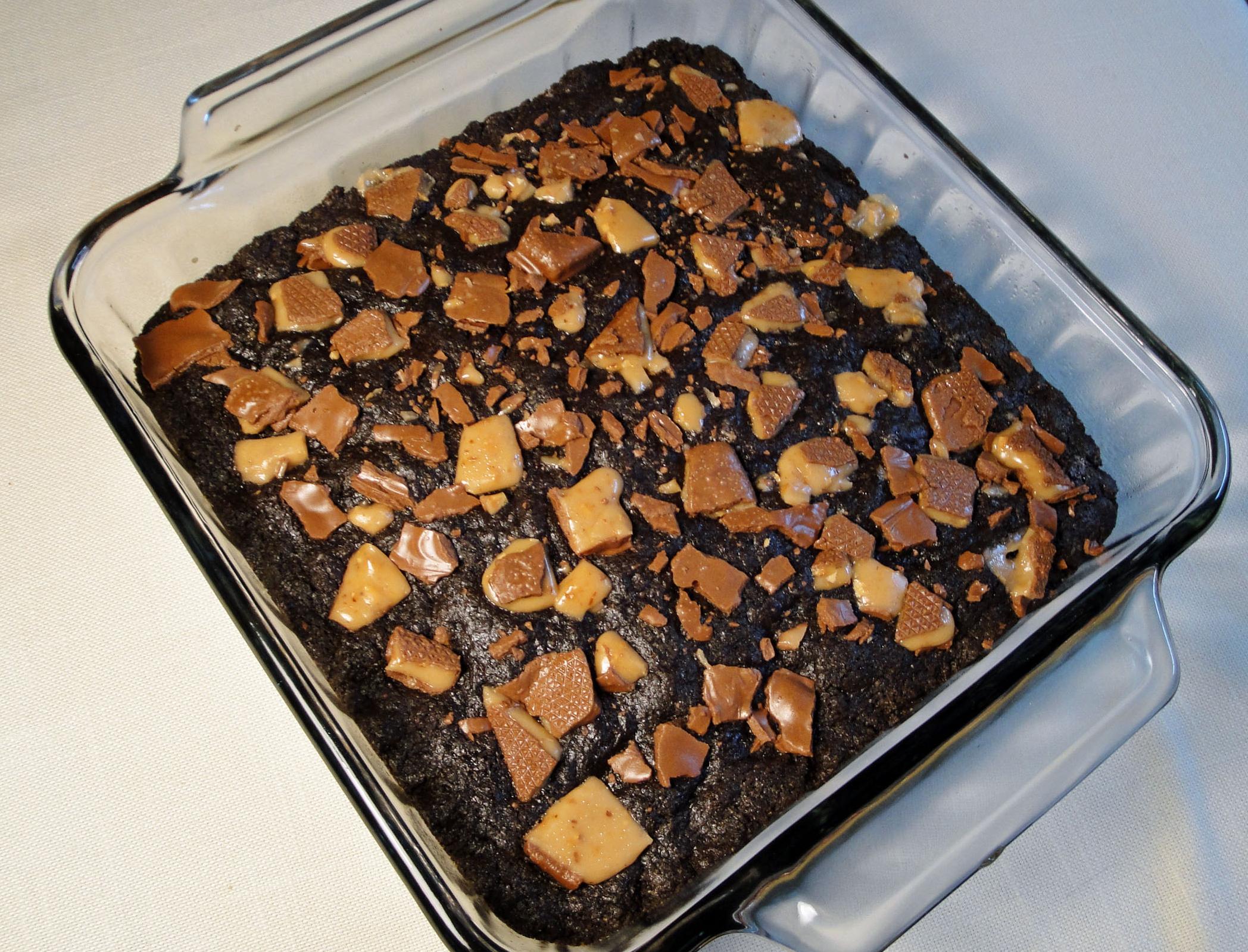 Easy and Delicious Mocha-Toffee Brownies Recipe