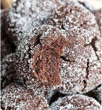  Get ready for a chocolate explosion with every bite of these Mocha Crinkles.