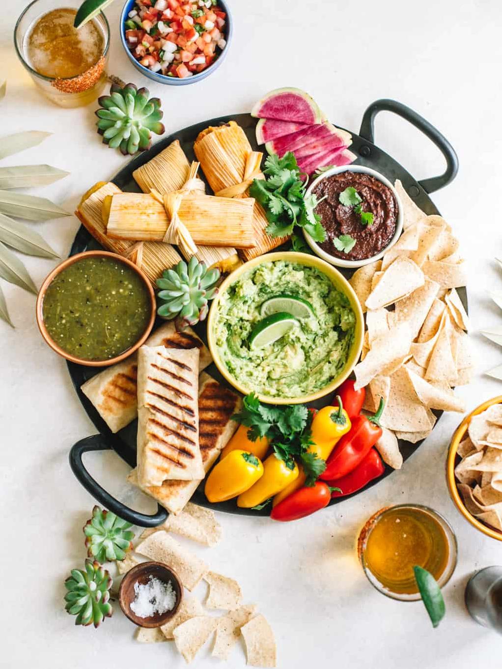  Get ready for a fiesta in your mouth with this Mexican platter.