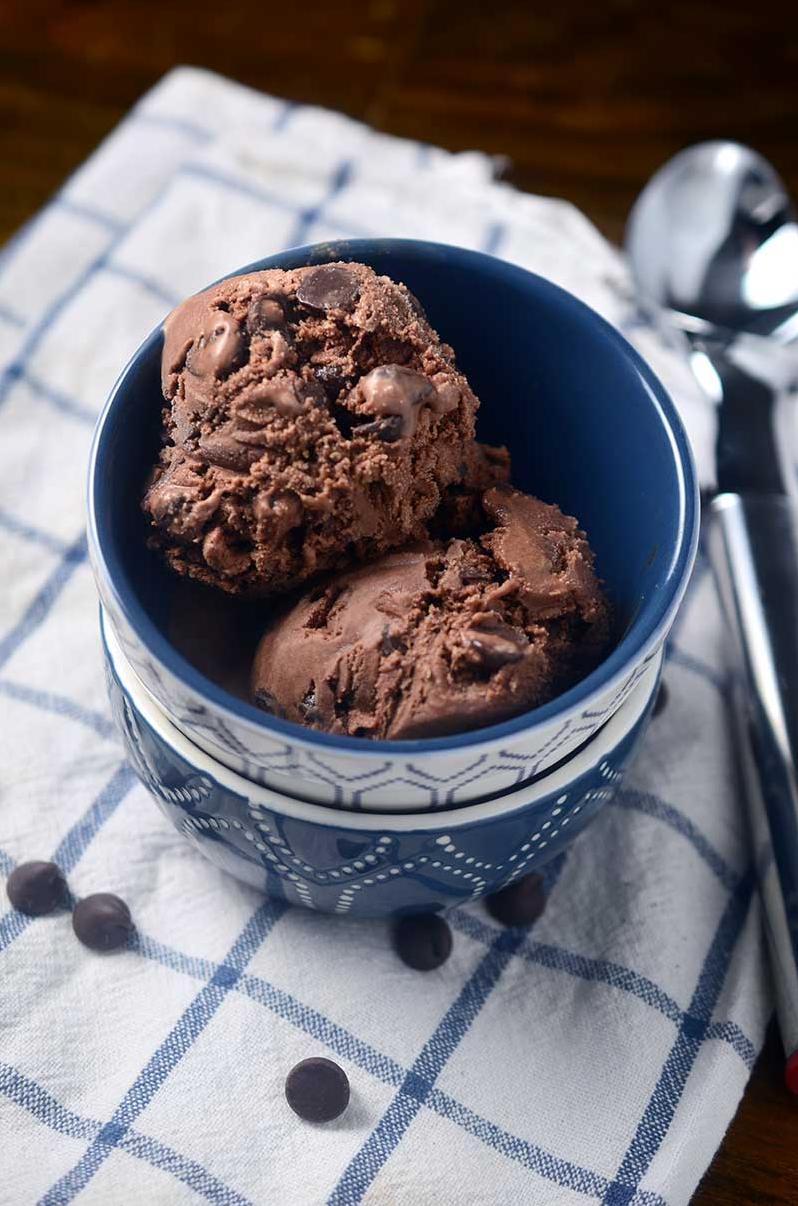  Get ready to indulge in the ultimate dessert indulgence with this Mocha Chip Ice Cream.