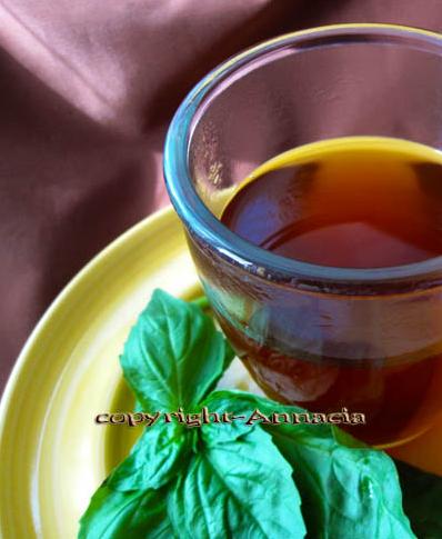 Sweet and floral honey basil tea recipe