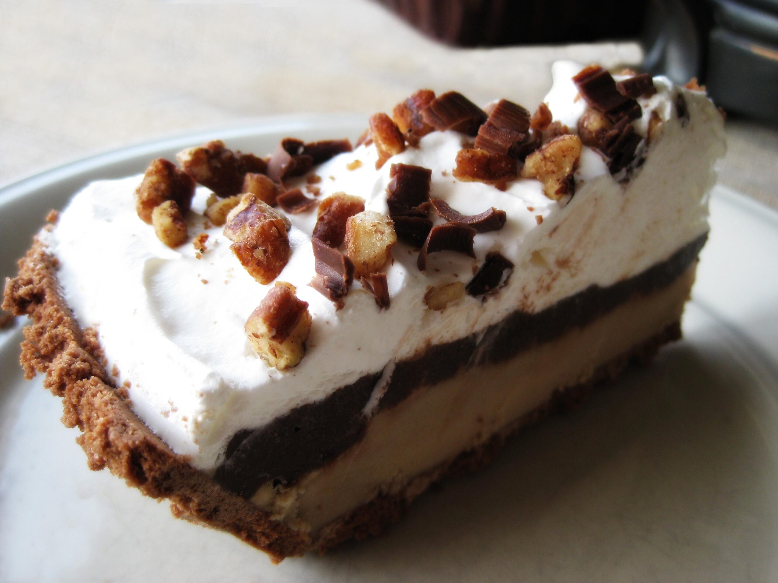  Indulge in a coffee lover's dream with our creamy ice cream pie.