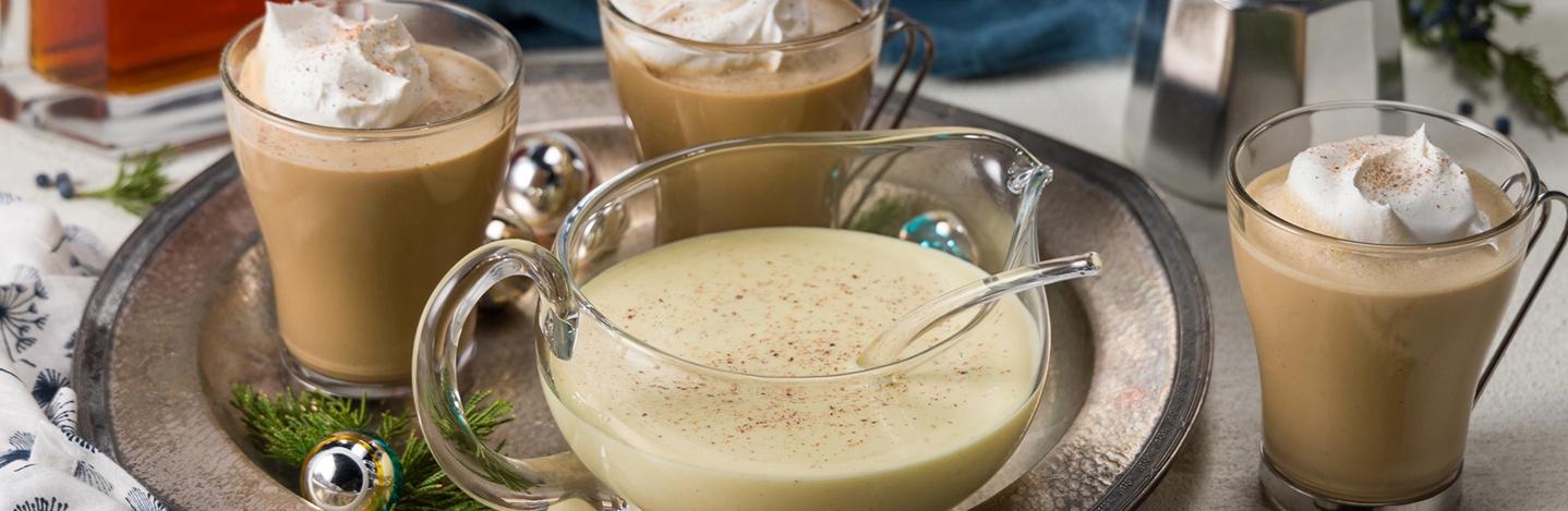 Rich and Creamy Irish Coffee Eggnog Punch Recipe