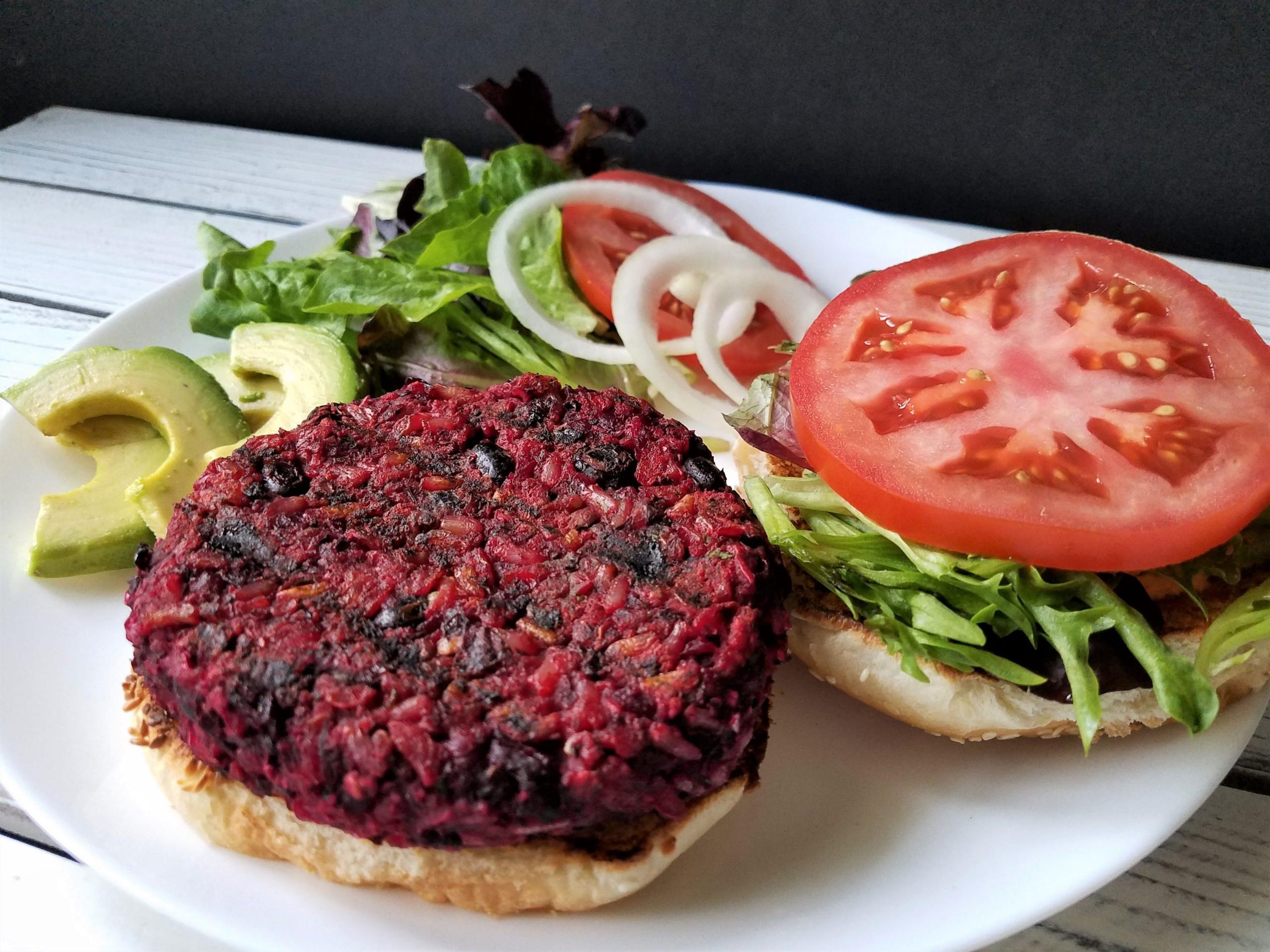  Looking for a tasty and healthy meal? Try the Northstar Cafe Veggie Burger!