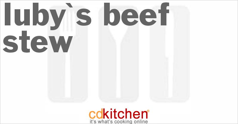 Luby's Cafeteria Beef Stew