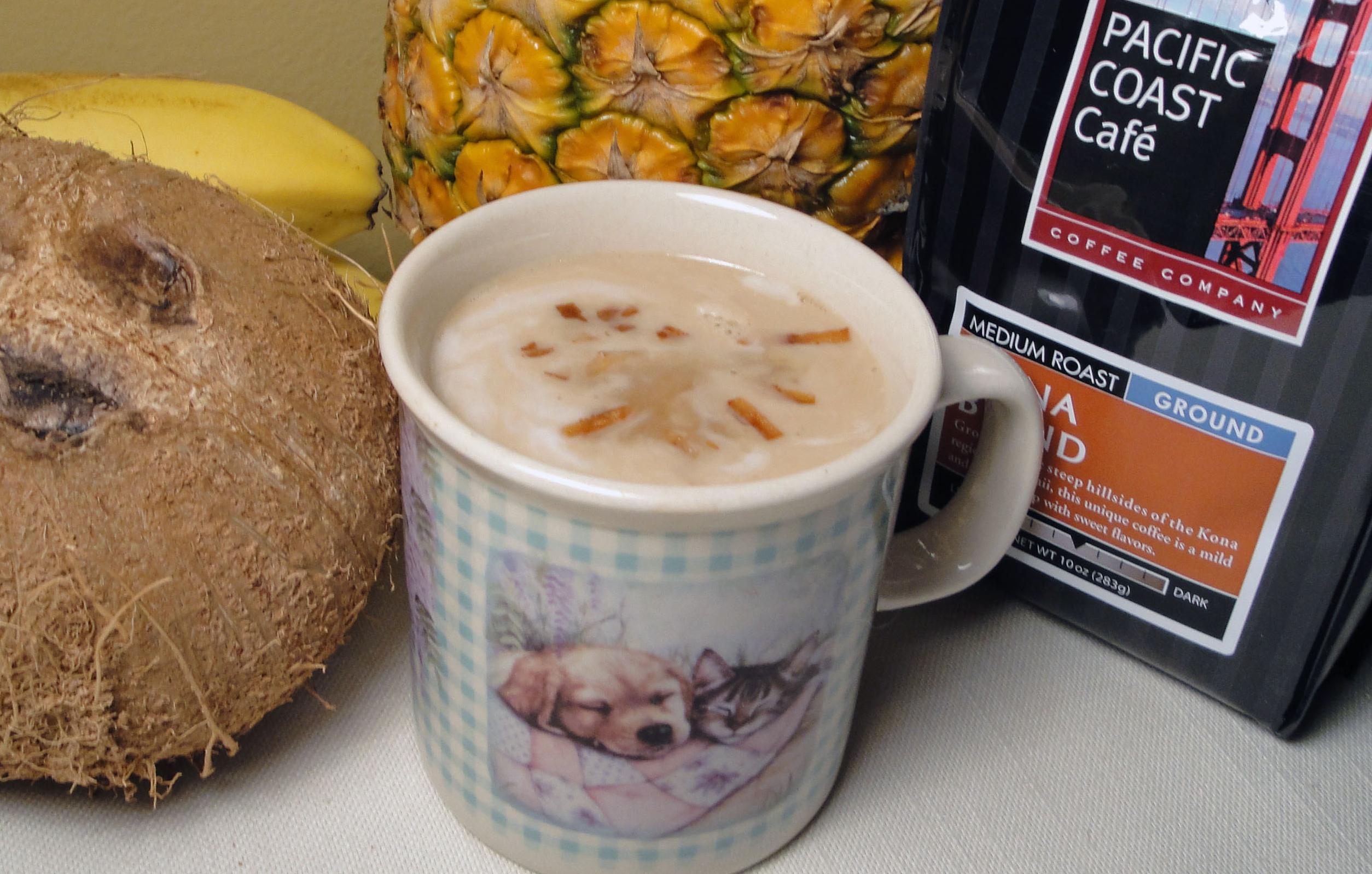  One sip of this coffee, and you'll feel like you're on vacation in Hawaii!