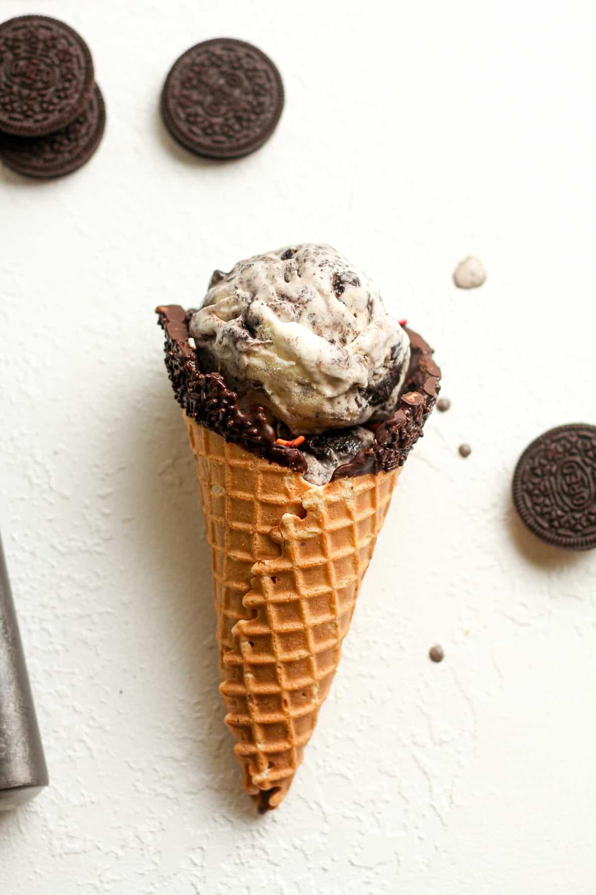  Our Coffee Oreo Cookie Rum Ice Cream is the perfect treat for coffee and ice cream lovers.
