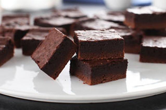  Satisfy your chocolate cravings with these indulgent mocha truffle brownies.