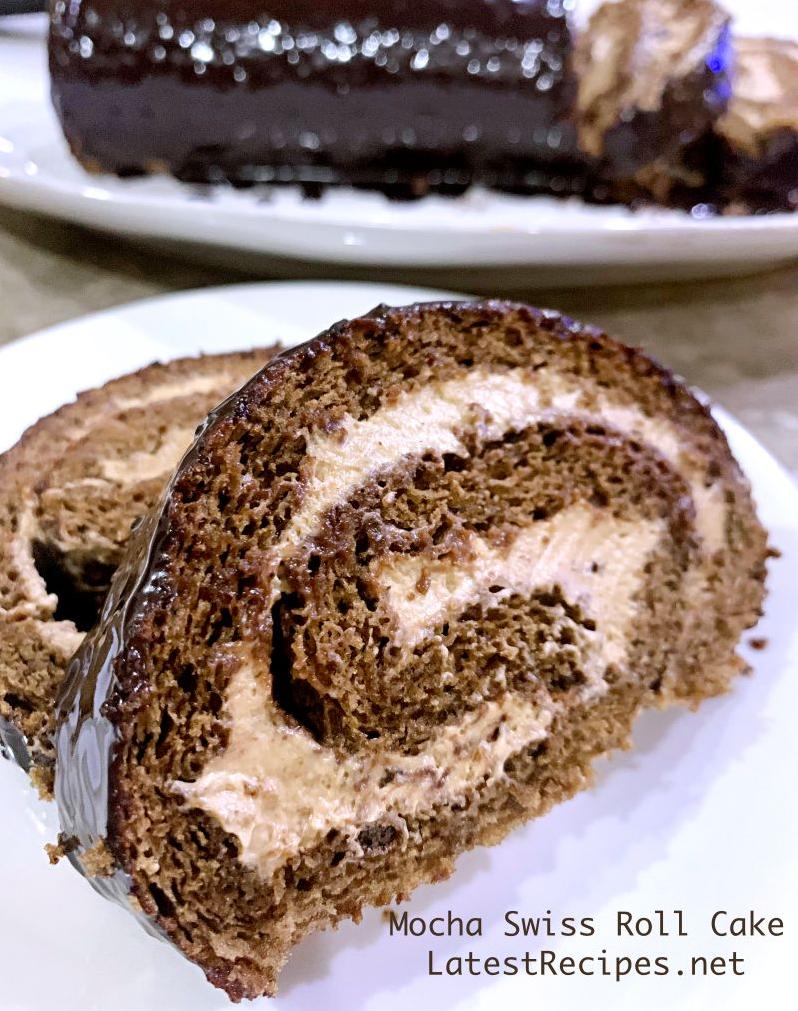  Satisfy your sweet tooth cravings with this Kosher Mocha Roll Cake.