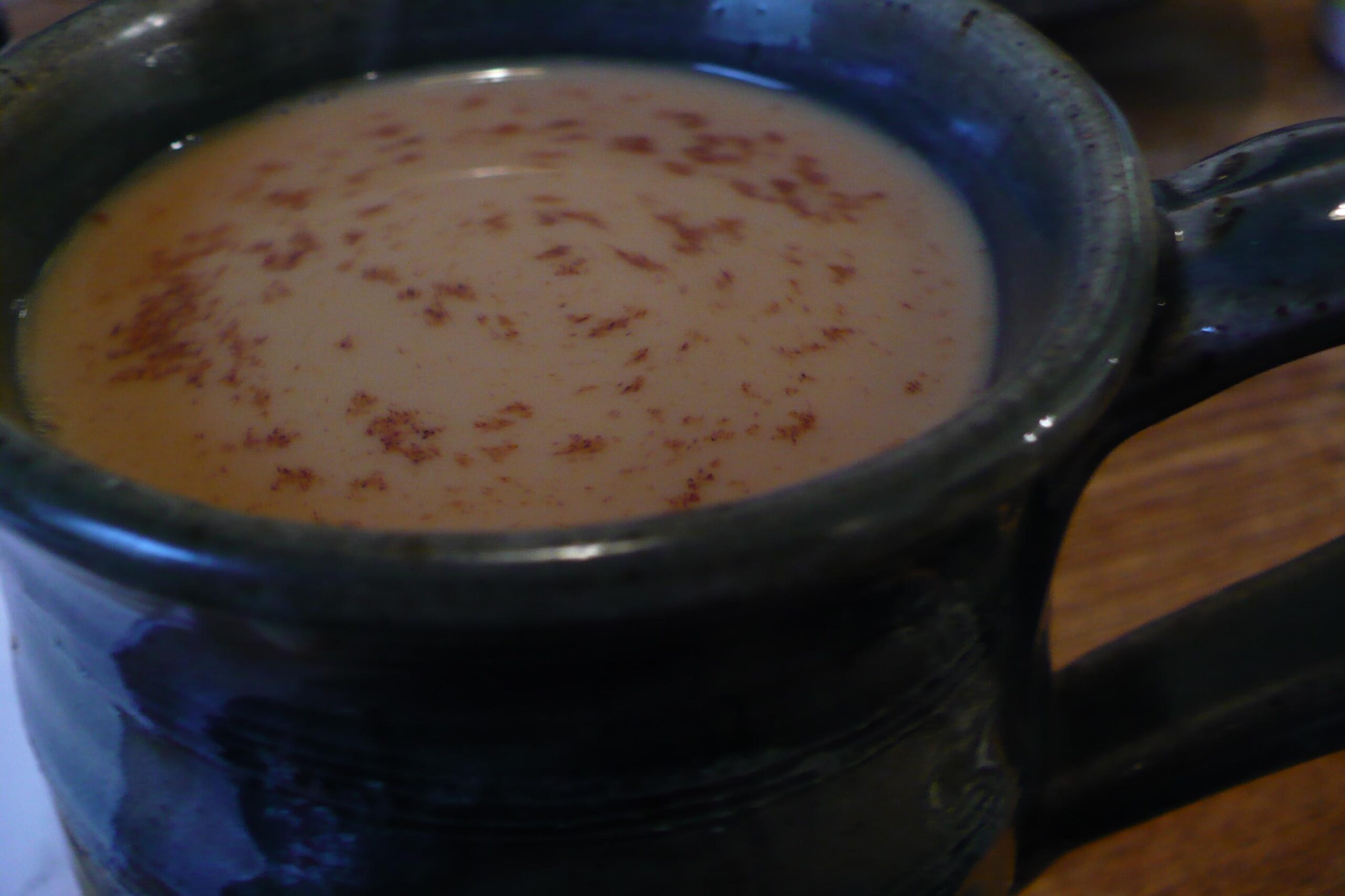  Spice up your coffee routine with this warm and cozy drink.