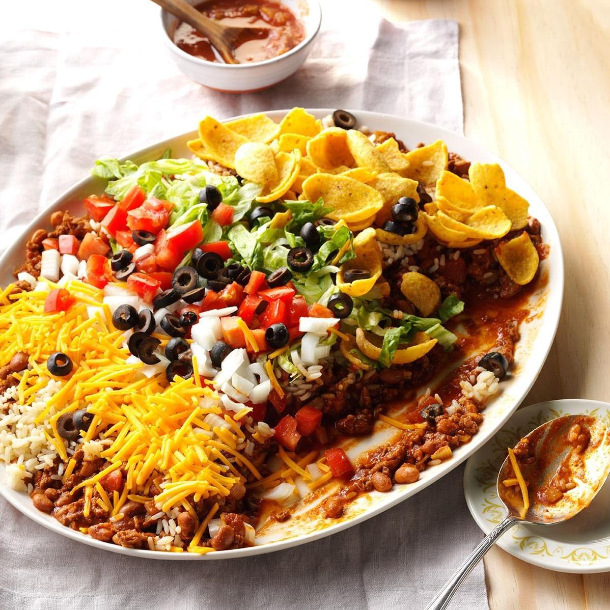 Spicy Texas Taco Platter: An Explosion of Flavor!