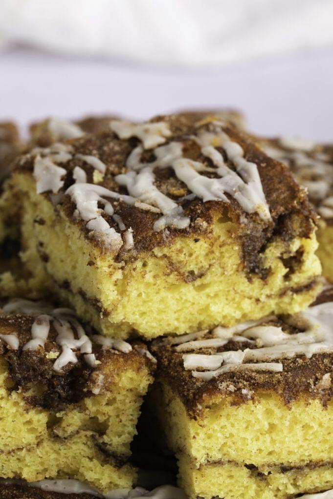  The perfect balance between sweet and savory, this coffee cake is a delight for your taste buds.