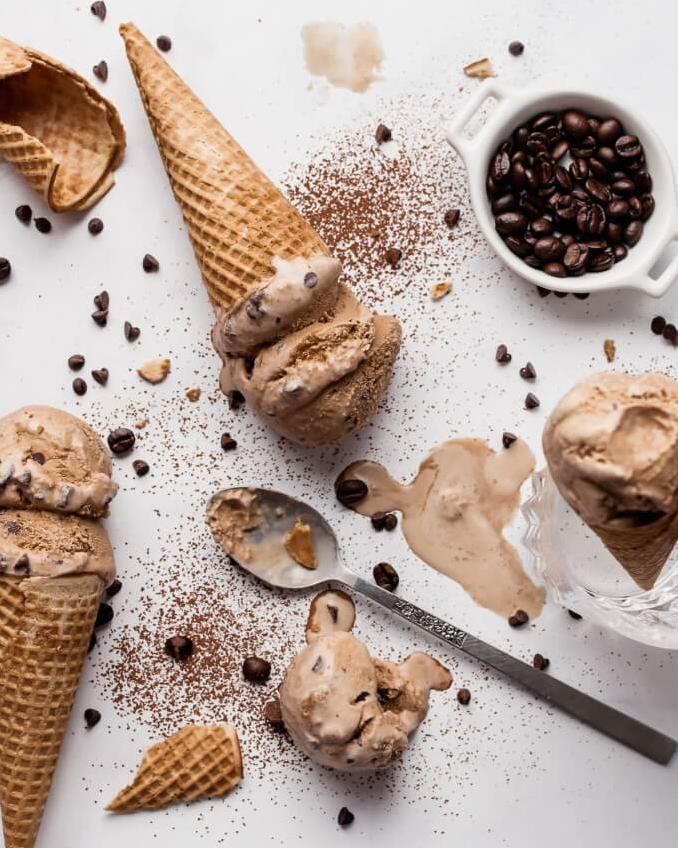  The rich flavor of espresso combined with chocolate chunks is absolute perfection in every spoonful.