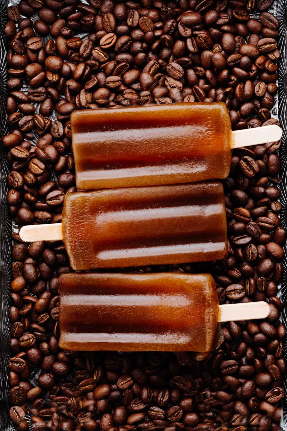 These popsicles are the ultimate treat for coffee lovers.