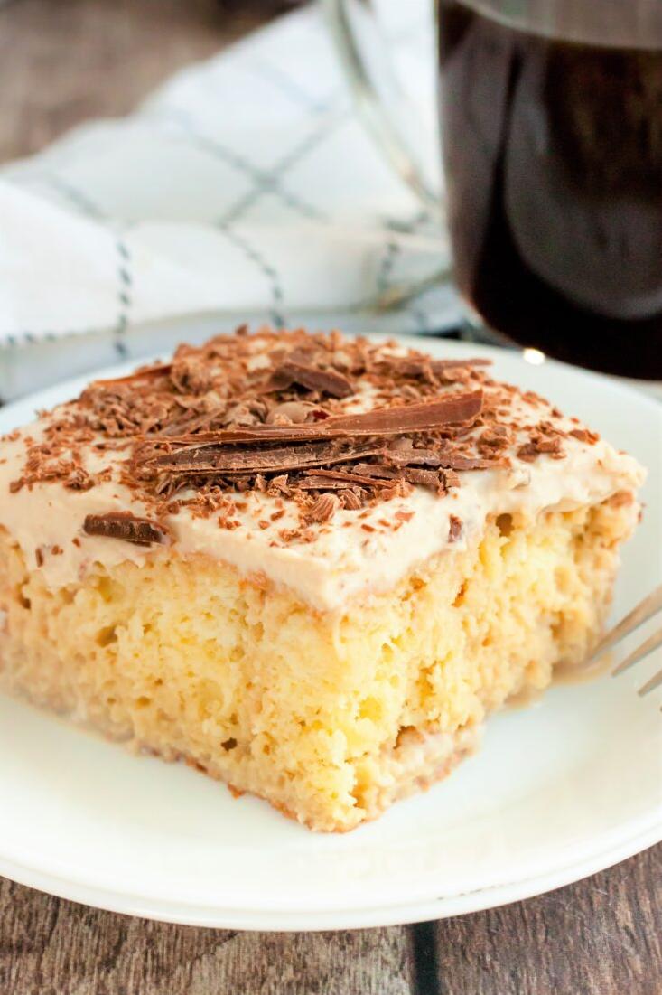  This dessert is the perfect combination of rich coffee flavor and creamy, indulgent sweetness.