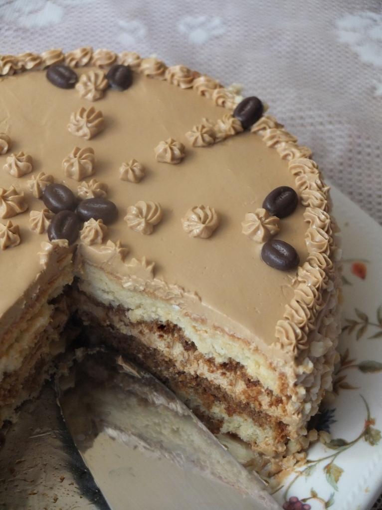  This mocha cake raises the bar for dessert.